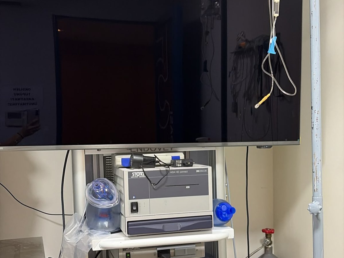 Heypati kliniğindeki Karl Storz laparoskopi kulesi